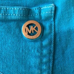 EUC Lightly worn Michael Kors Turquoise Jeans